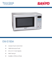 Sanyo EM-S155AW microwave