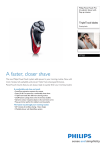Philips SHAVER 5000 PowerTouch dry electric shaver PT925