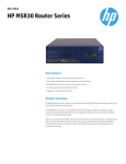 Hewlett Packard Enterprise MSR30-60 Ethernet LAN Black, Blue