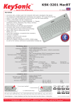 KeySonic KSK-3201 MacB