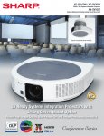 Sharp XG-SV100W data projector