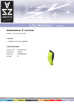 Conceptronic Notebook Sleeve 16" Lime Green