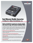 Intellinet Fast Ethernet Media Converter
