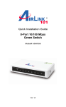 AirLink ASW308 network switch