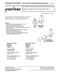 Peerless PSP5 speaker mount