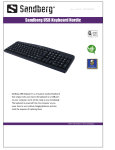 Sandberg USB Keyboard Nordic