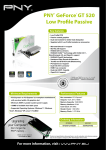PNY GF520GTLH1GESB NVIDIA GeForce GT 520 1GB graphics card