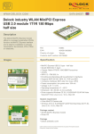 DeLOCK WLAN MiniPCI Express USB 2.0