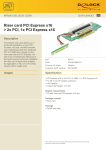 DeLOCK Riser PCIe x16 - 2 x PCI, 1 x PCIe x16