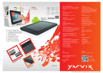 Yarvik TAB250 4GB Black tablet