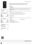 Kensington Black Aluminium Finish Case for iPhone 4 & 4S
