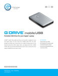 G-Technology G-DRIVE mobile USB 750GB