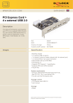 DeLOCK USB 2.0/PCI Express Card