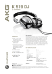 AKG K 519 DJ