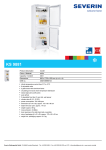 Severin KS 9881 fridge-freezer