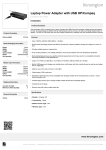 Kensington Laptop Power Adapter with USB HP/Compaq