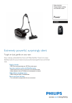 Philips SilentStar Vacuum cleaner with bag FC9310/02