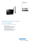 Philips 2.1 Home cinema speakers CSS1221