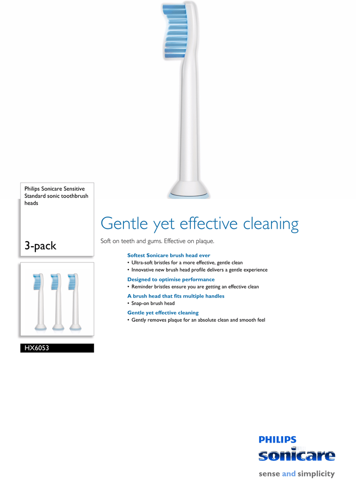 philips sonicare sensitive heads