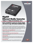 Intellinet 515924 network media converter