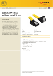 DeLOCK 0.1m SATA M/M