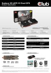 CLUB3D CGAX-68748X2 AMD Radeon HD6870 2GB graphics card