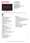 Sharp LC-32D12E LCD TV