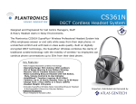 Plantronics CS361N + APV-6A