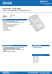 Eminent Mini Powerline Adapter 85Mbps