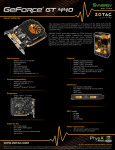 Zotac ZT-40708-10L NVIDIA GeForce GT 440 1GB graphics card