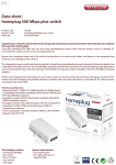 Sitecom Homeplug 500 Mbps plus switch