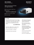 Sony SSCG203A surveillance camera