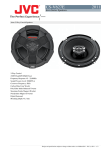 JVC CS-V627E car speaker