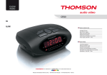 Thomson Clock radio CR20