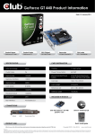 CLUB3D CGNX-G4424ZCI NVIDIA GeForce GT 440 1GB graphics card