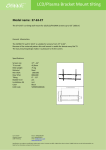 SUNNE 37-63-ET flat panel wall mount