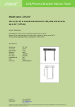 SUNNE 23-42-LP flat panel wall mount