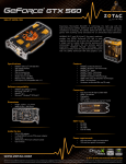 Zotac ZT-50705-10M NVIDIA GeForce GTX 560 2GB graphics card