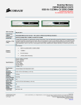 Corsair 8GB DDR3 1333MHz