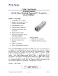 Finisar FTLX8571D3BCV network transceiver module