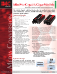 IMC Networks Giga-MiniMc, TX/SSBX-SM1310-SC