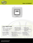 Gear Head 7-Port USB 2.0 Hub Powered