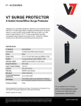 V7 SA0404B-8N6 surge protector