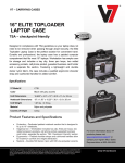 V7 Elite Toploader 16"