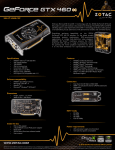 Zotac ZT-40408-10P NVIDIA GeForce GTX 460 1GB graphics card