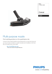 Philips TriActive vacuum cleaner nozzle FC6031