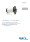 Philips Marathon Cylindrical air filter FC6085