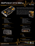 Zotac ZT-50703-10M NVIDIA GeForce GTX 560 1GB graphics card