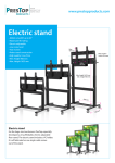 Philips BMT1851/00 flat panel floorstand