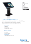 Philips BDT5530EK/32 touch screen monitor
